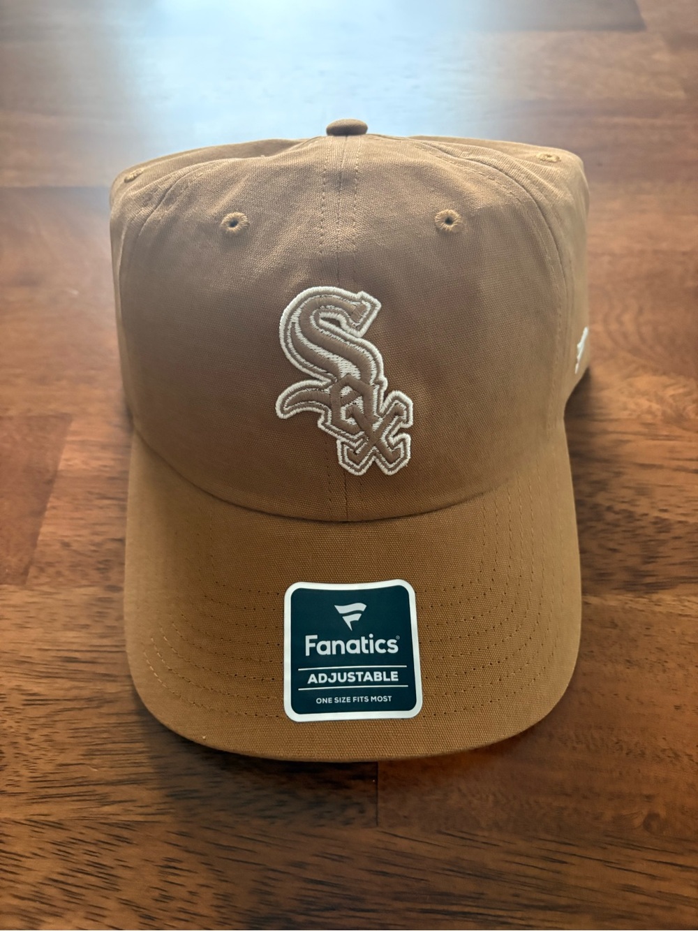 Fanatics Caramel/Tan Baseball Cap with White Accent
